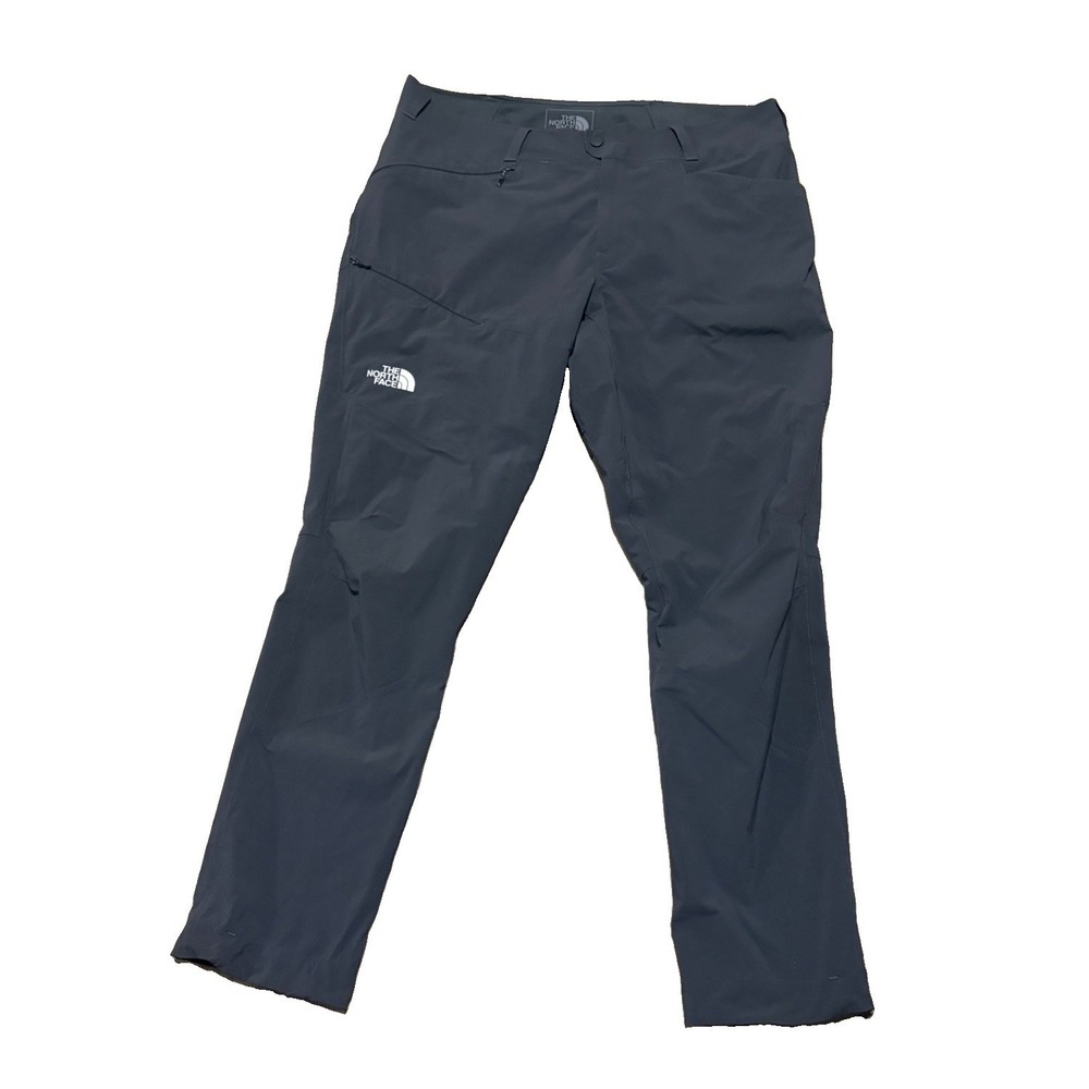 The North Face Mens 36 Progressor Pants Gray Technical Ripstop Outdoor Pockets